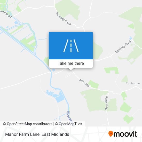 Manor Farm Lane map