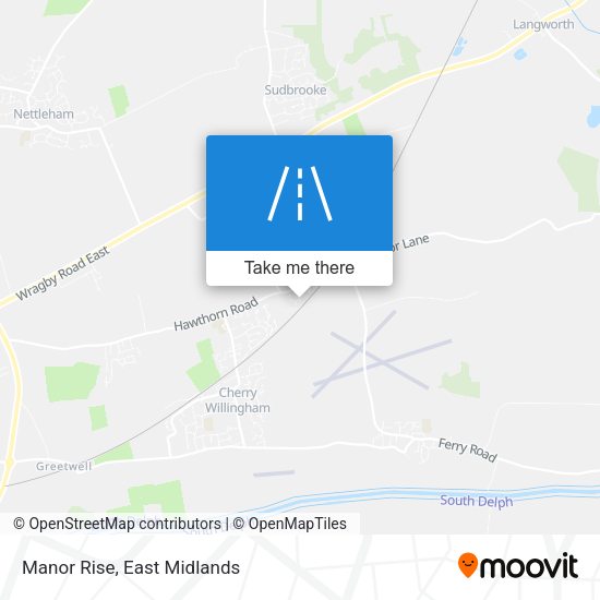 Manor Rise map