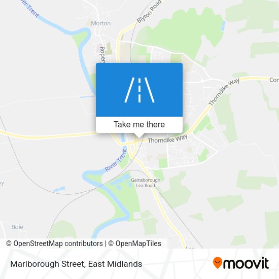 Marlborough Street map