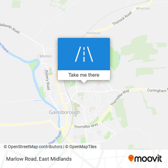 Marlow Road map