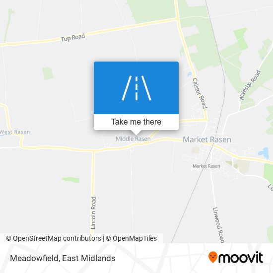 Meadowfield map