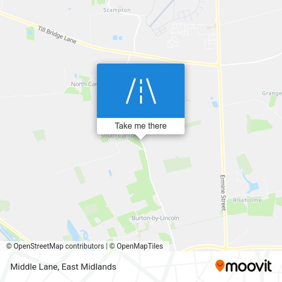 Middle Lane map