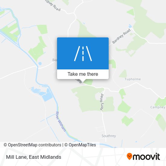 Mill Lane map
