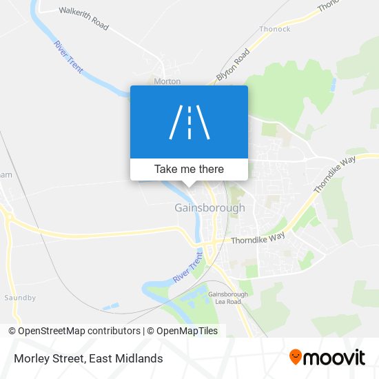 Morley Street map