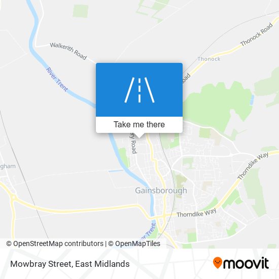 Mowbray Street map