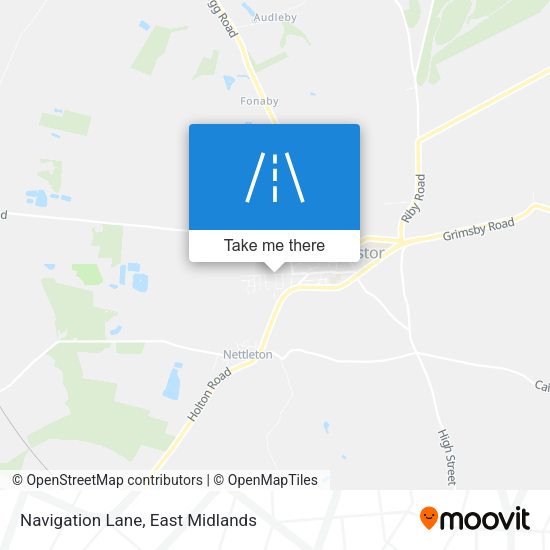 Navigation Lane map