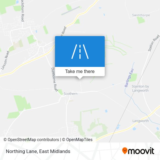 Northing Lane map