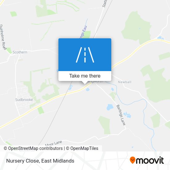 Nursery Close map