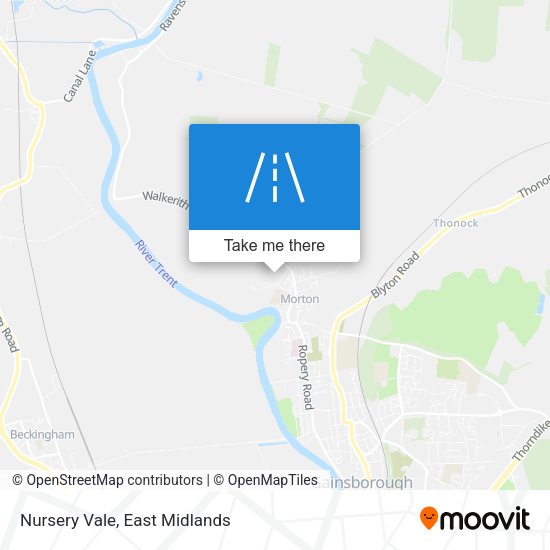 Nursery Vale map