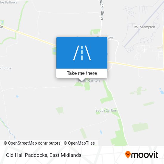 Old Hall Paddocks map