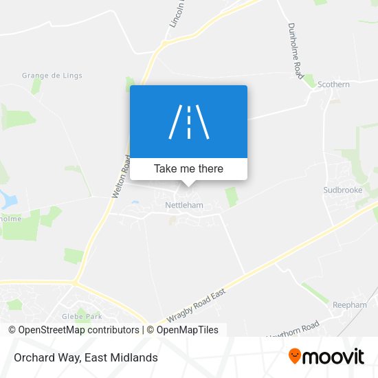 Orchard Way map