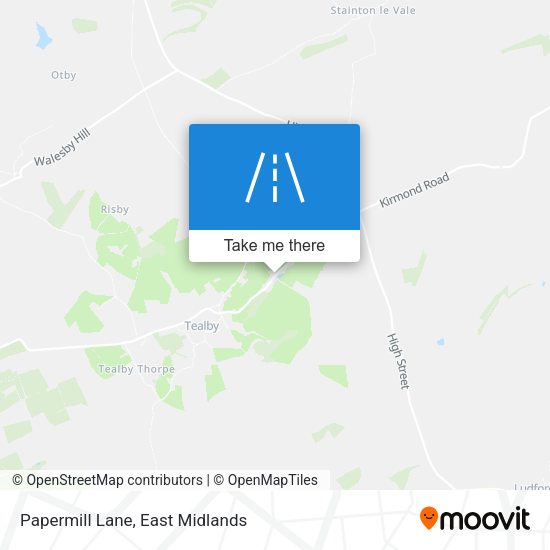 Papermill Lane map