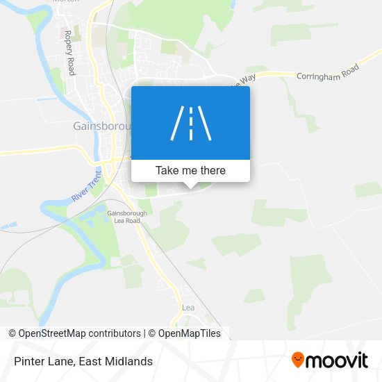Pinter Lane map