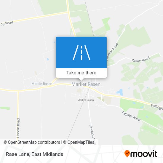 Rase Lane map