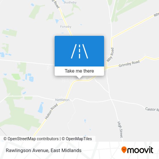 Rawlingson Avenue map