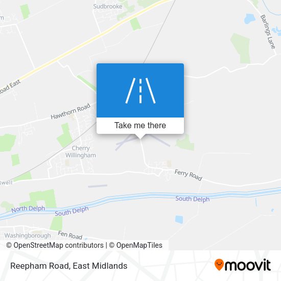 Reepham Road map