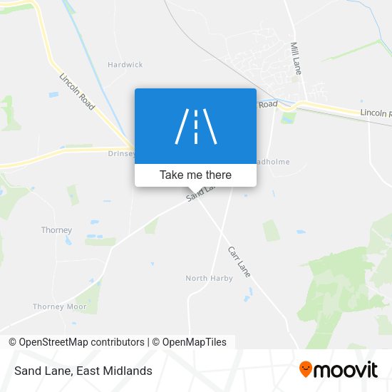 Sand Lane map