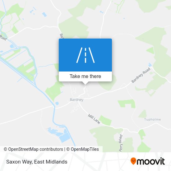 Saxon Way map