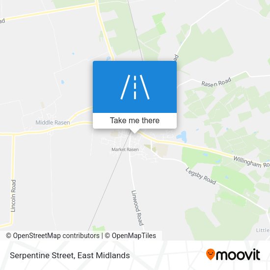 Serpentine Street map