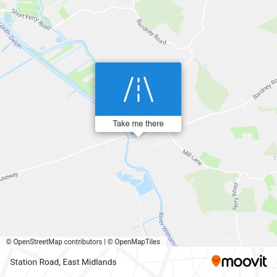 Station Road map