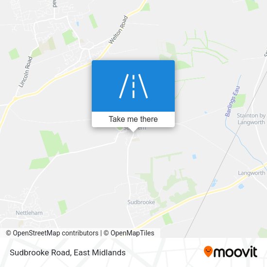 Sudbrooke Road map