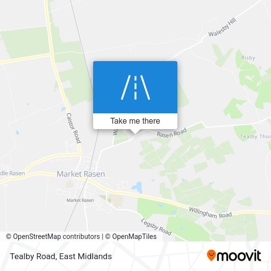 Tealby Road map