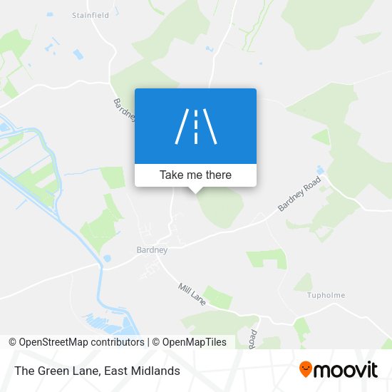 The Green Lane map