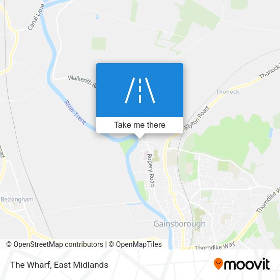 The Wharf map