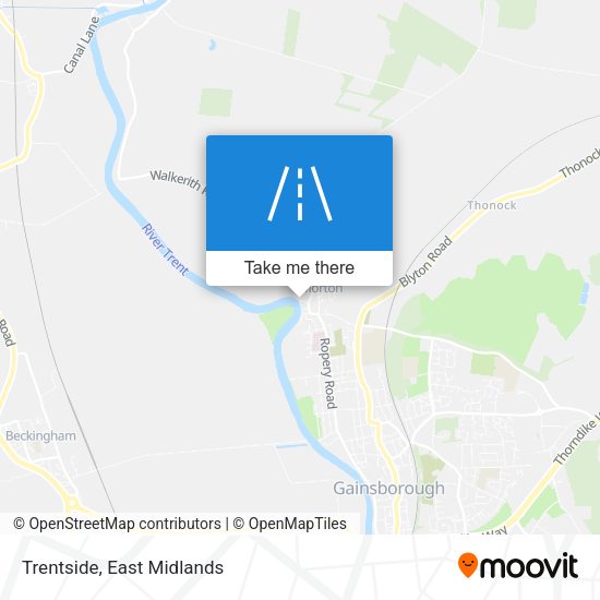 Trentside map