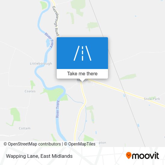 Wapping Lane map