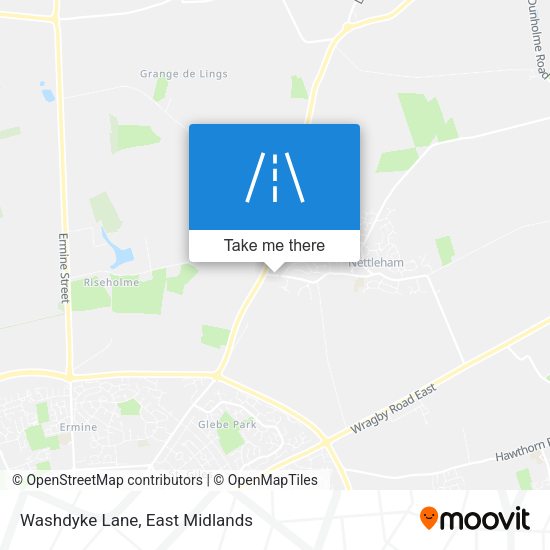 Washdyke Lane map