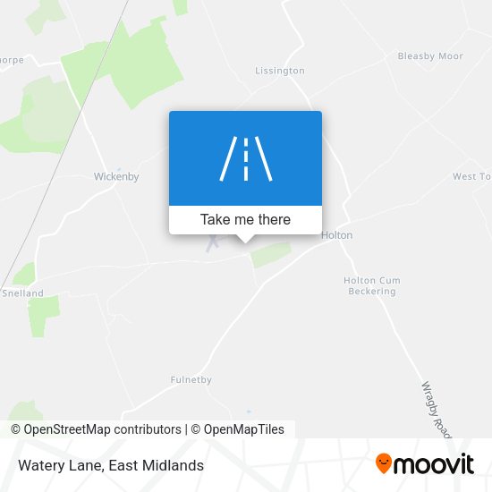 Watery Lane map