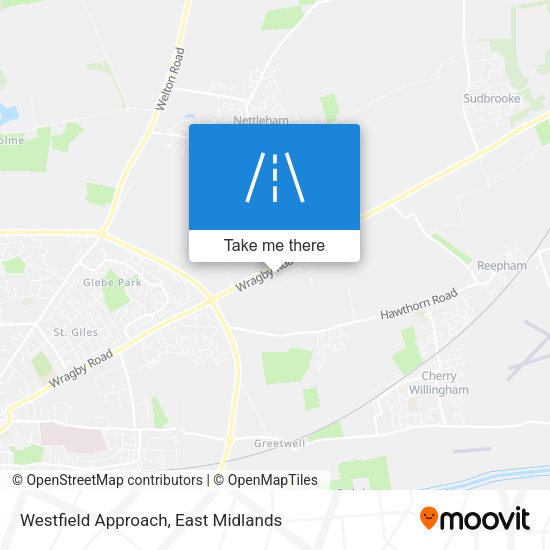 Westfield Approach map