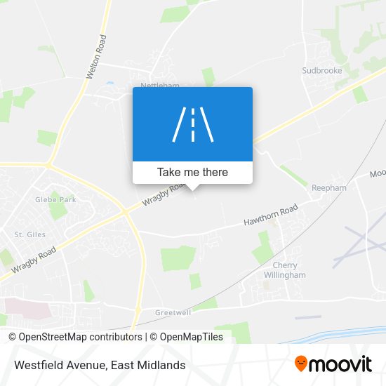 Westfield Avenue map