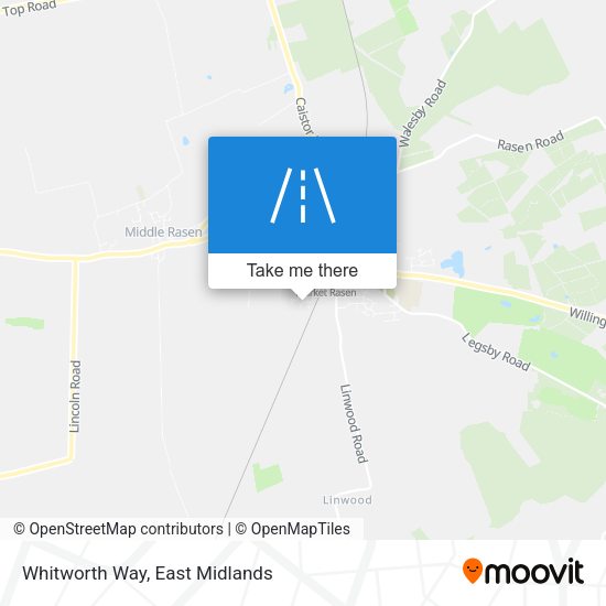 Whitworth Way map