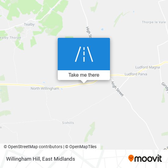 Willingham Hill map