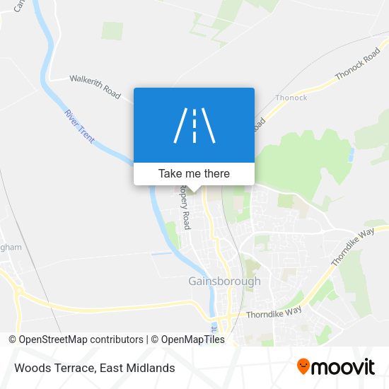 Woods Terrace map