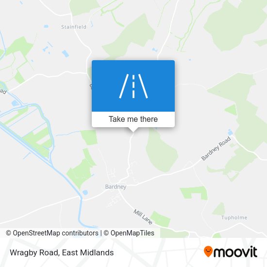 Wragby Road map