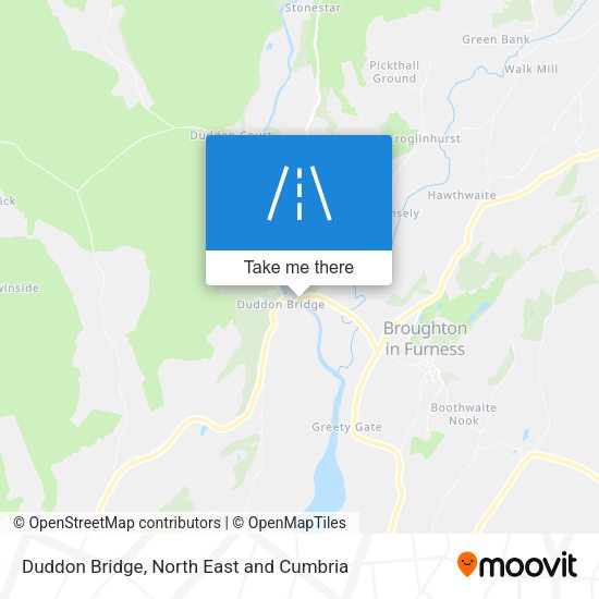 Duddon Bridge map
