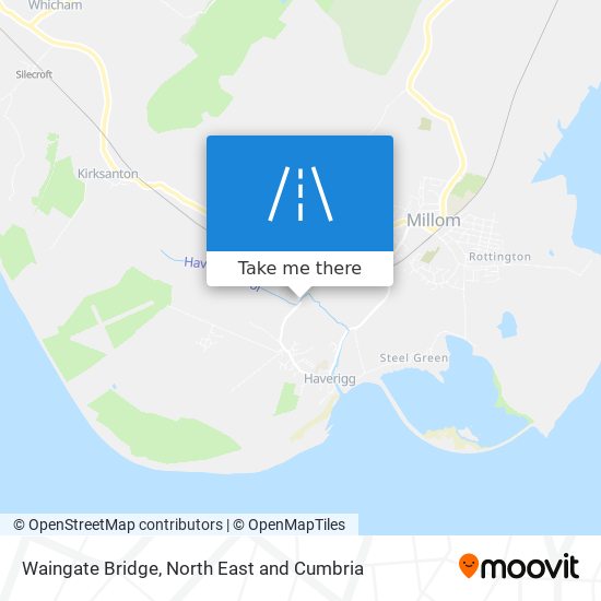 Waingate Bridge map