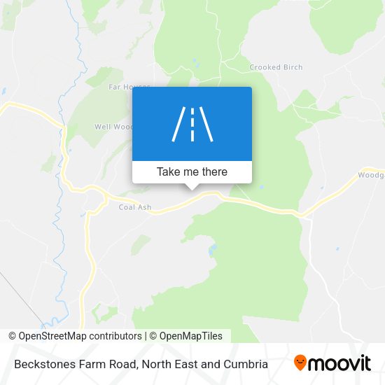 Beckstones Farm Road map
