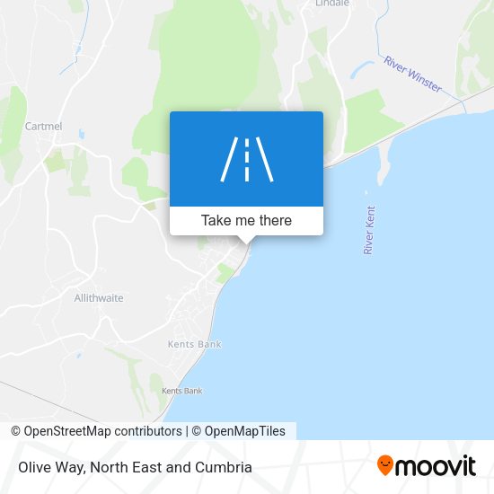 Olive Way map
