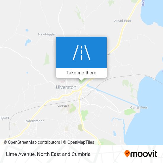 Lime Avenue map
