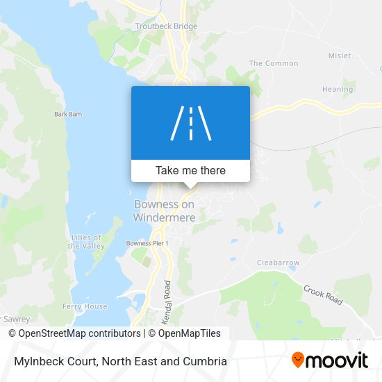 Mylnbeck Court map