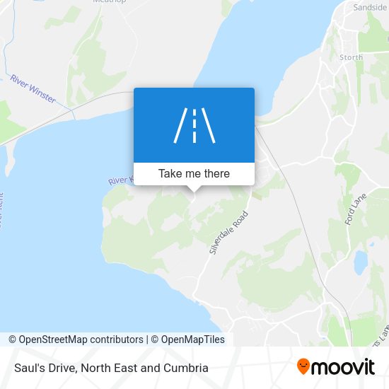 Saul's Drive map