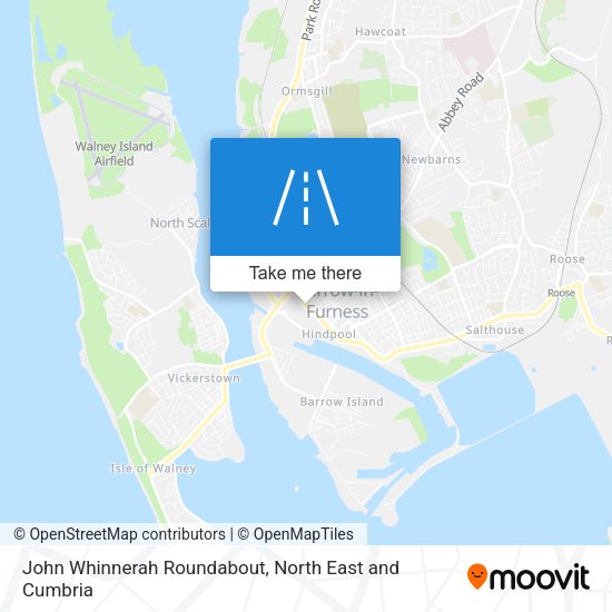 John Whinnerah Roundabout map
