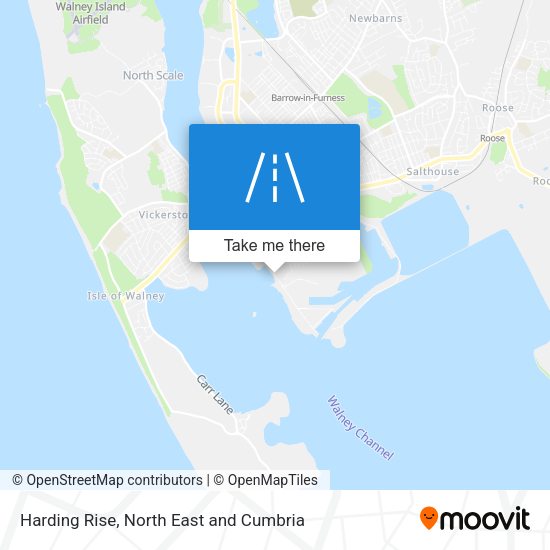 Harding Rise map