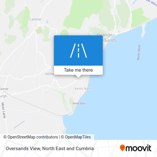 Oversands View map