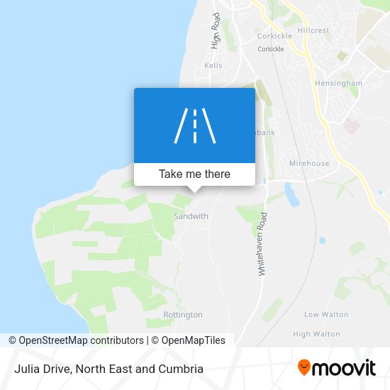 Julia Drive map