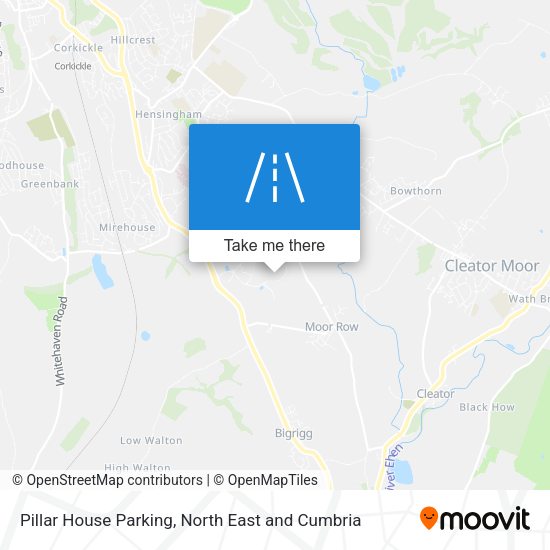 Pillar House Parking map